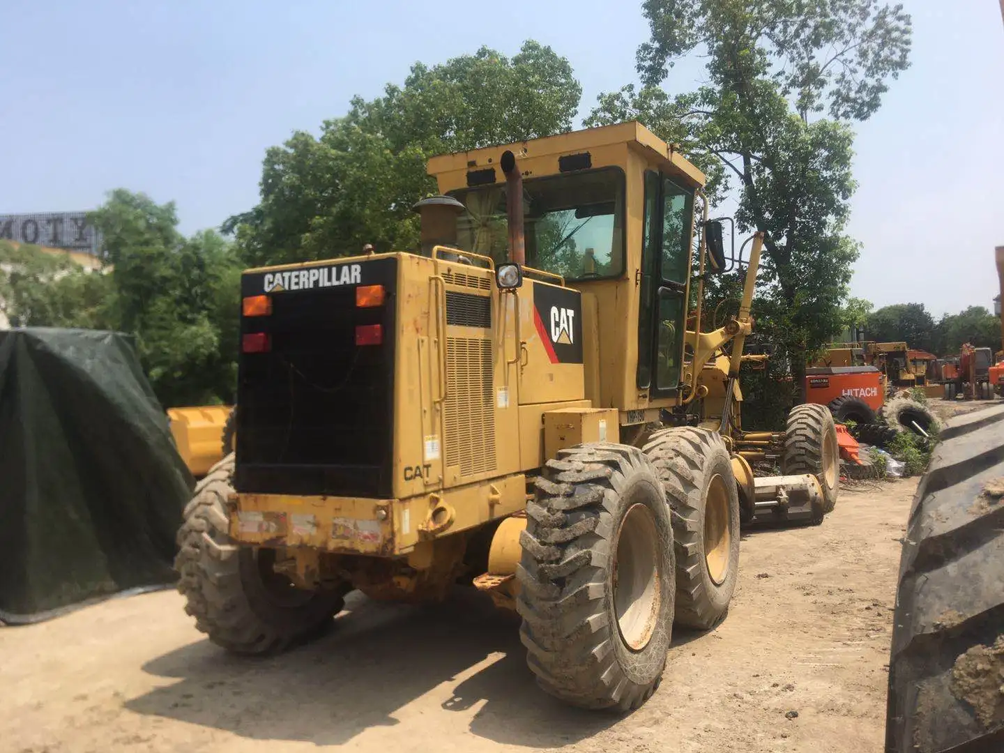 Подержанные автогрейдеры CAT 14H/японские подержанные 140G 140H/б/у Caterpillar 14H для продажи в Шанхае