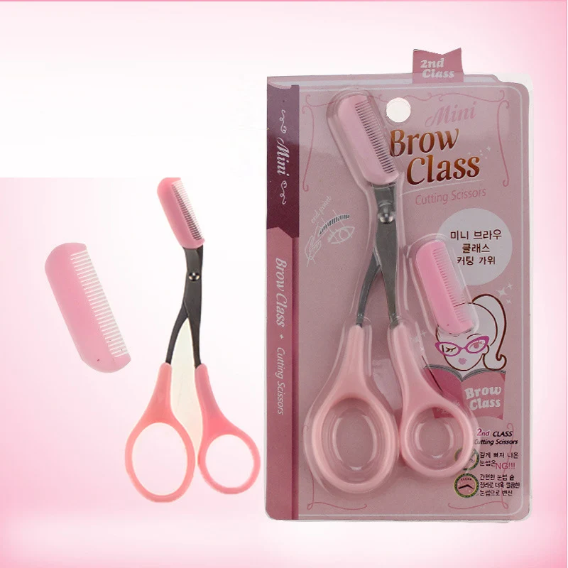 
Safety Scissors Household Small Size Mini Beauty Cutter Trim Hairs Face Eyebrow Stainless Steel Nose Hair Trimmer 