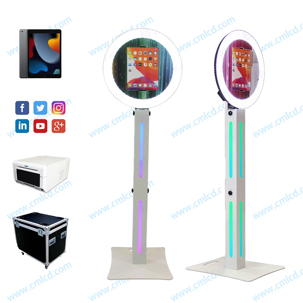 Explosive Models iPad photo booth glass mirror roaming photobooth  Stylish Affordable  photobooth for Parties and Events