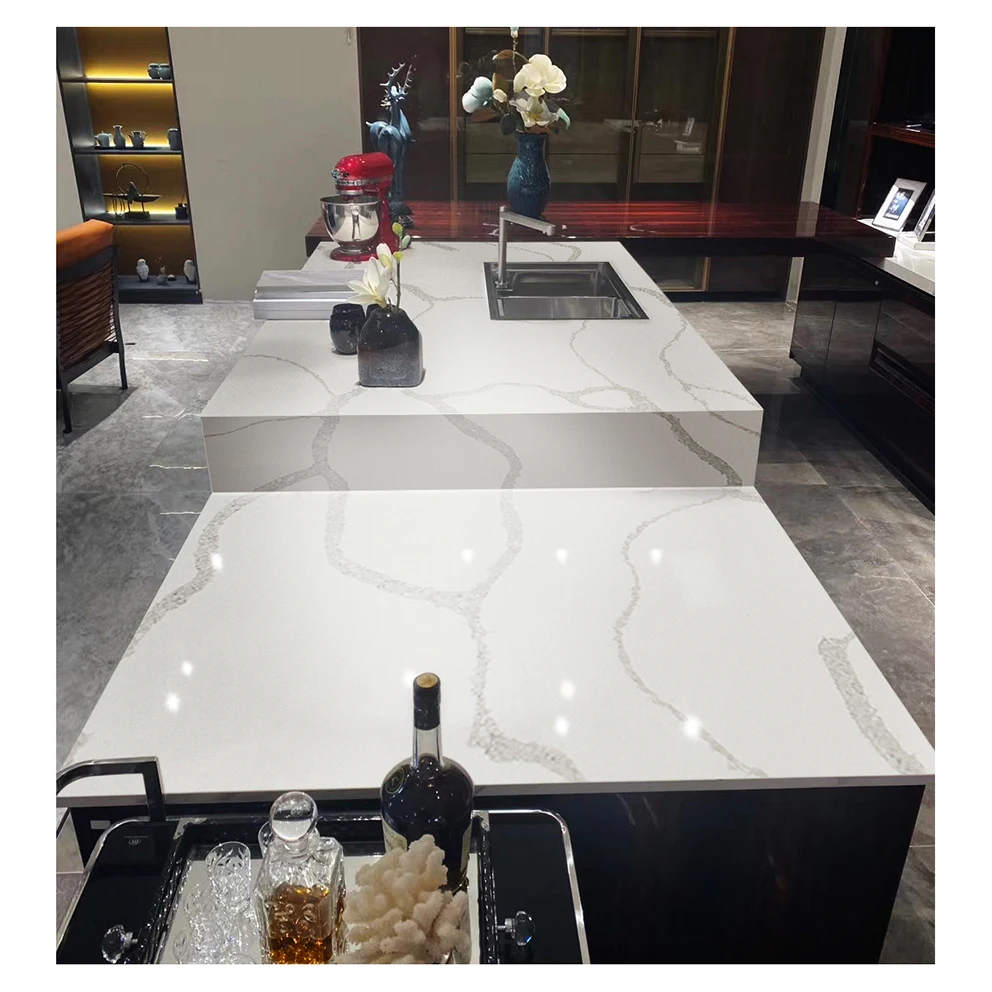 Acrylic Decorative Artificial Stones Onyx Slabs Price carrara calacatta quartz slabs for Home Decoration