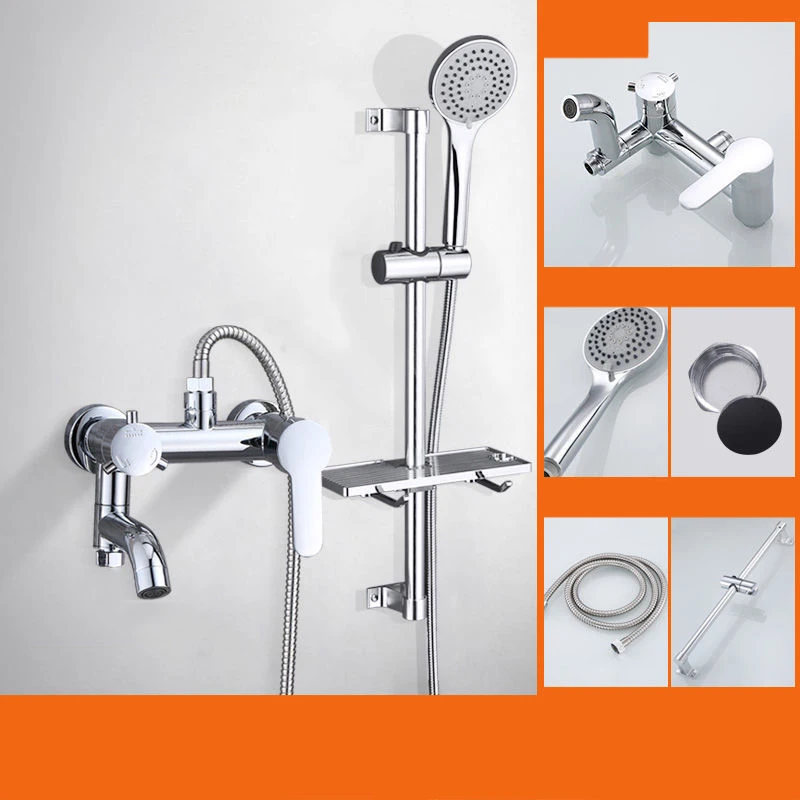 New Selling Minimalist Easy Install Household Shower Head Bathroom Cold Hot Lifting Design Shower Head