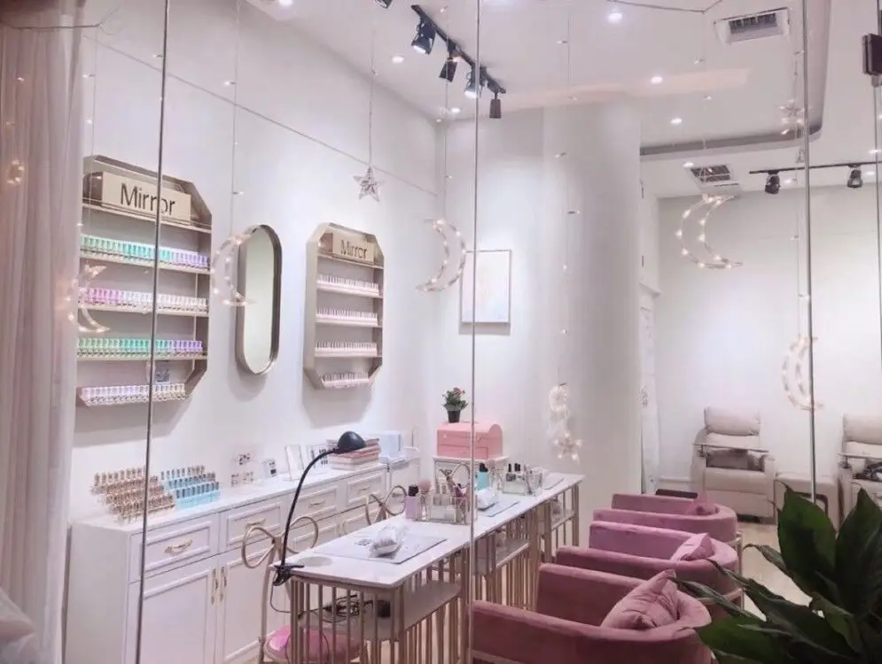 
2019 New style manicure nail salon tables white cheap pedicure chairs spa used 