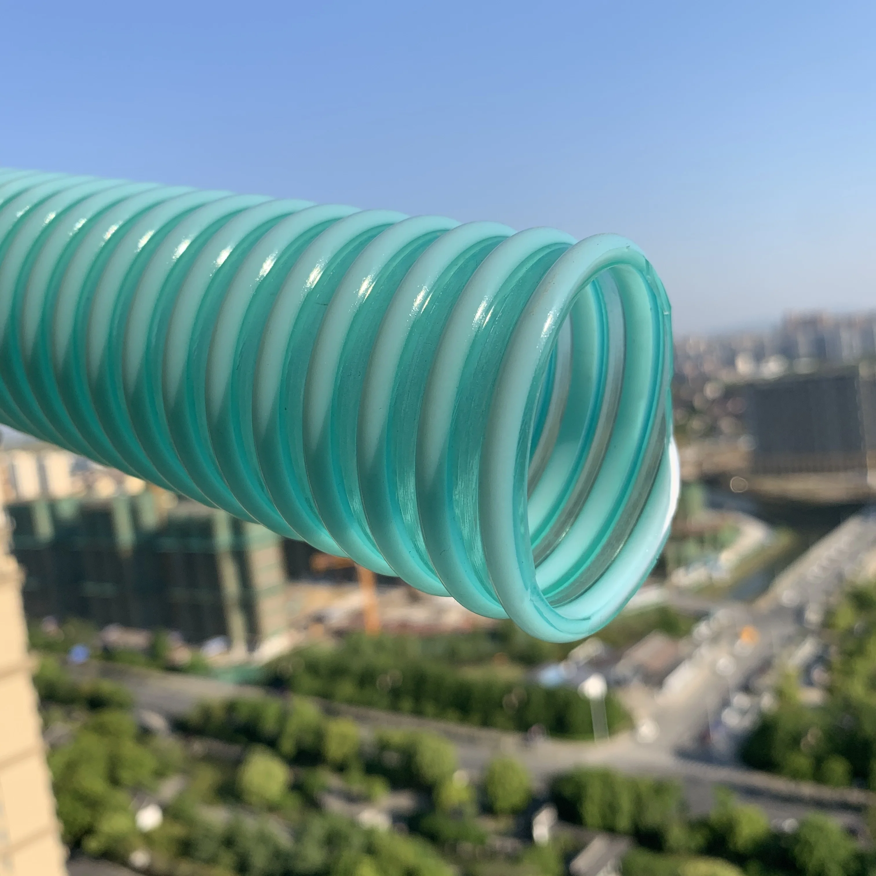 ODM OEM Customized PVC Corrugated Flexible Garden Water Submersible Pump Drainage Suction Hose