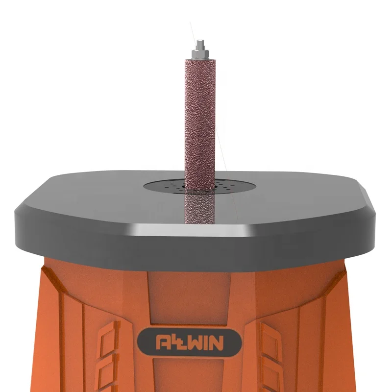 80 sandpaper benchtop vertical drum belt woodworking oscillating spindle sander for curved surfaces