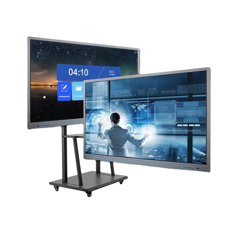 4K muilt-touch 65 Inch cheap touch screen interactive smart board display computer all in one
