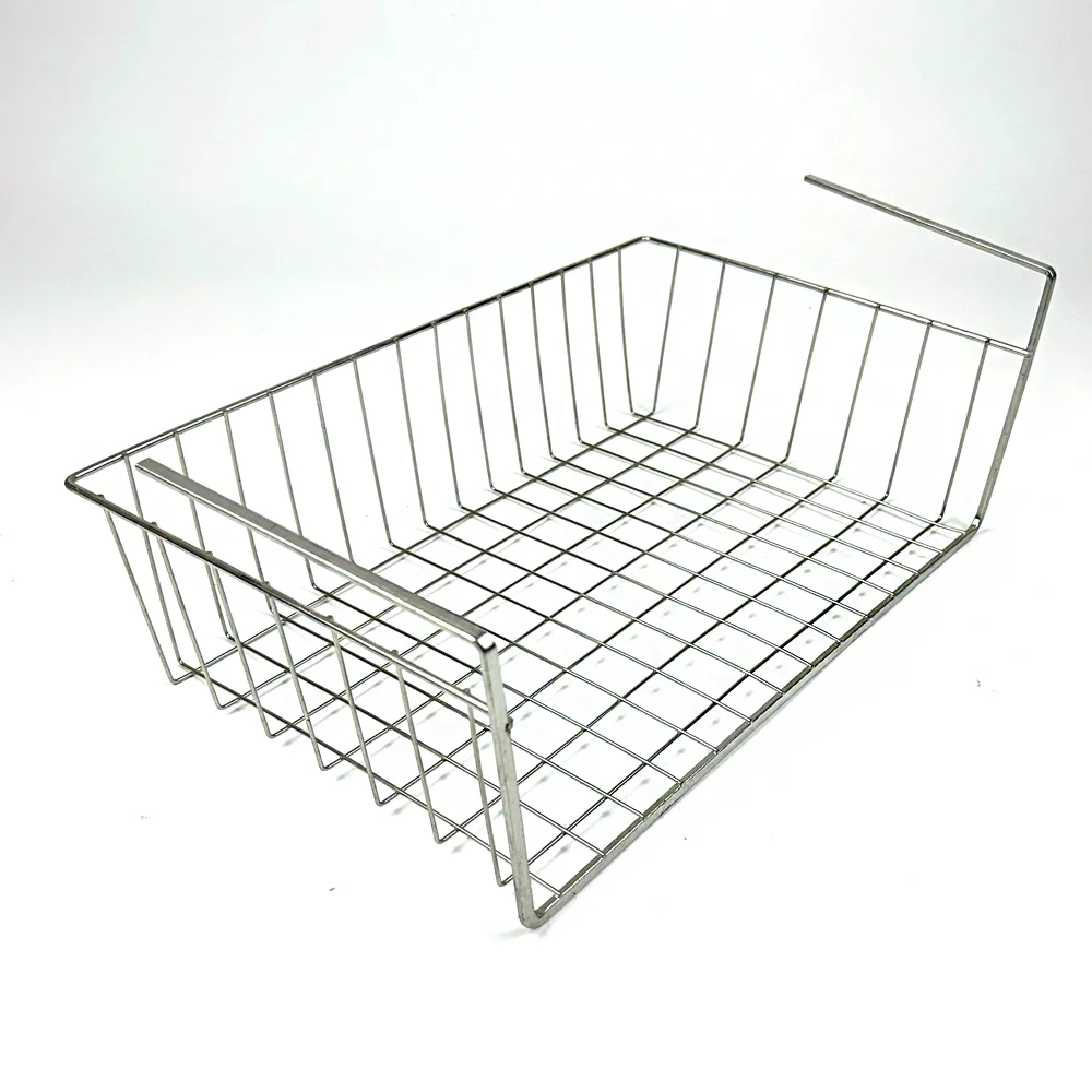 Custom Large Pantry Food Grade Stainless Steel Dish Cutlery Wire Mesh Basket For Dishwasher Chef Basket Net