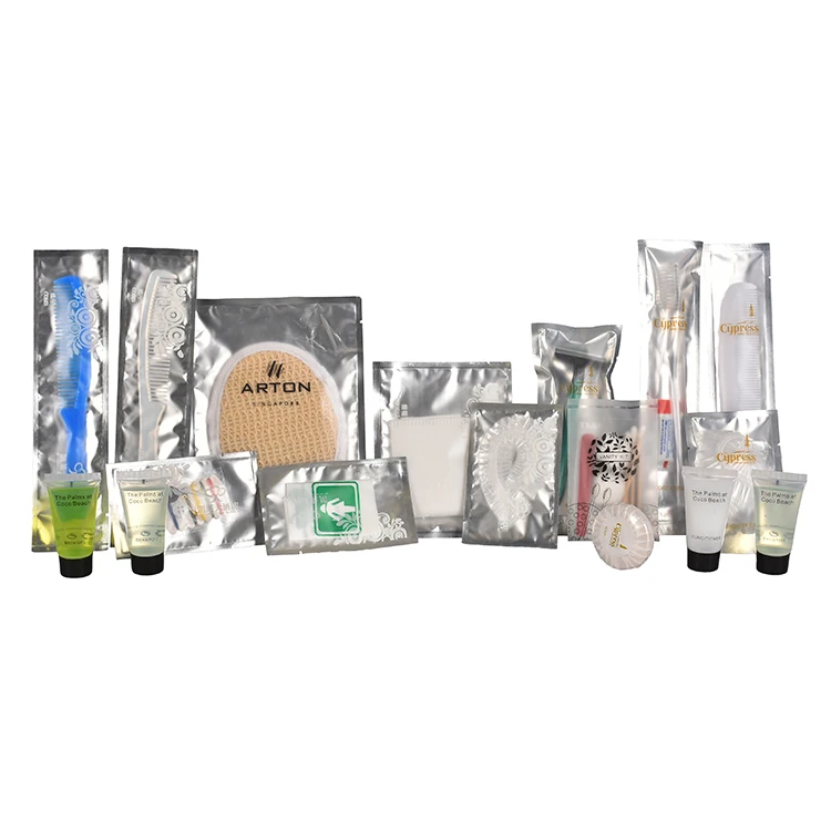 2024 new product customizable logo toiletry amenities set for hotel bathroom
