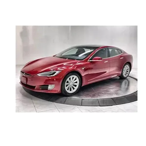 Light Color Hotsales Used Tesla Model S 75D 4dr Sedan AWD Electric DD 4 seats red sedan  for sale