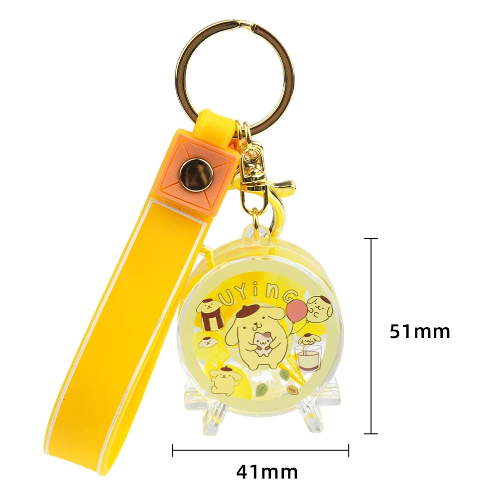New arrival mini alarm clock keychain for bag decoration