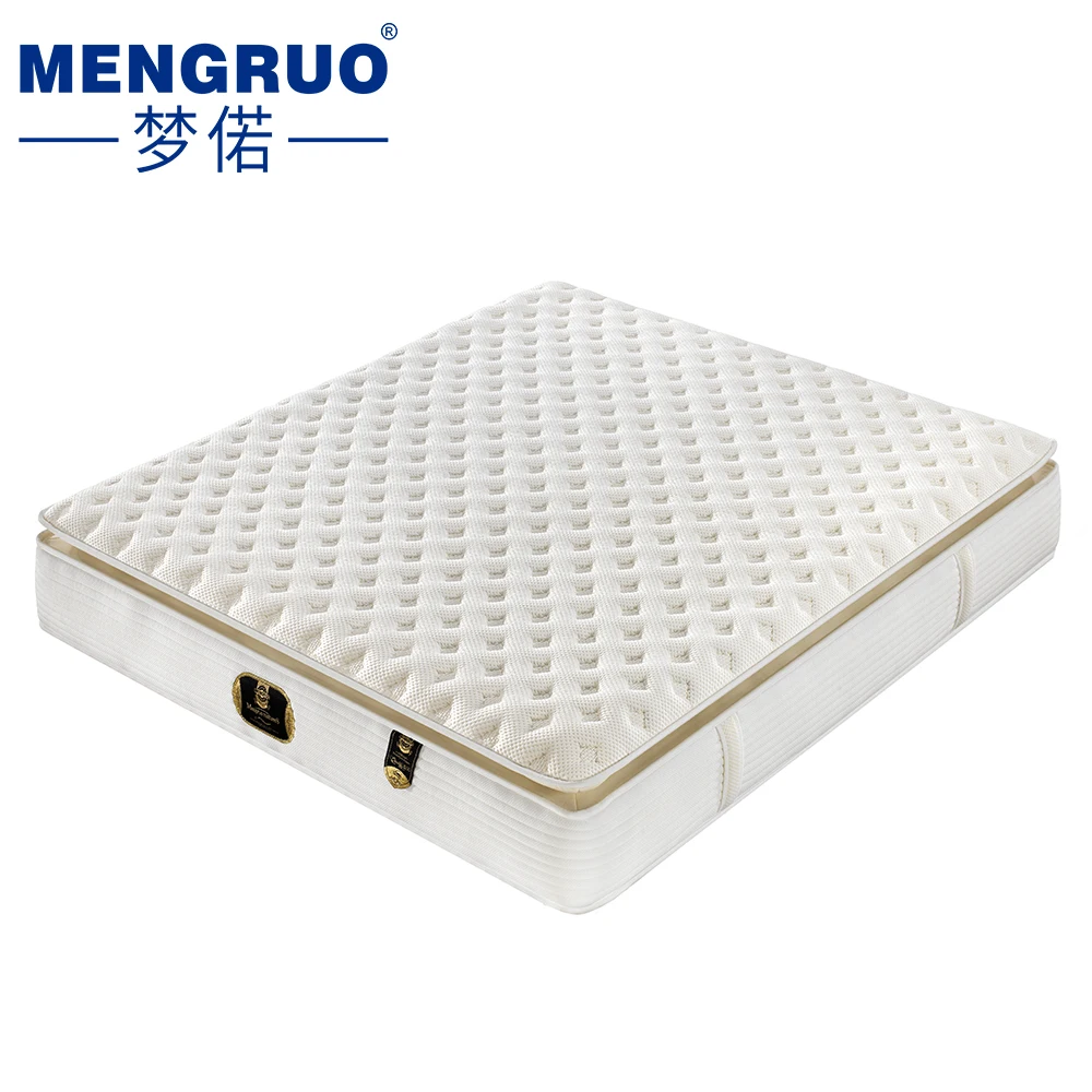 OEM ODM Hotel Comfort Memory Bedroom furniture King Size Luxury latex mattress Pocket Spring Foam Mattress in a box