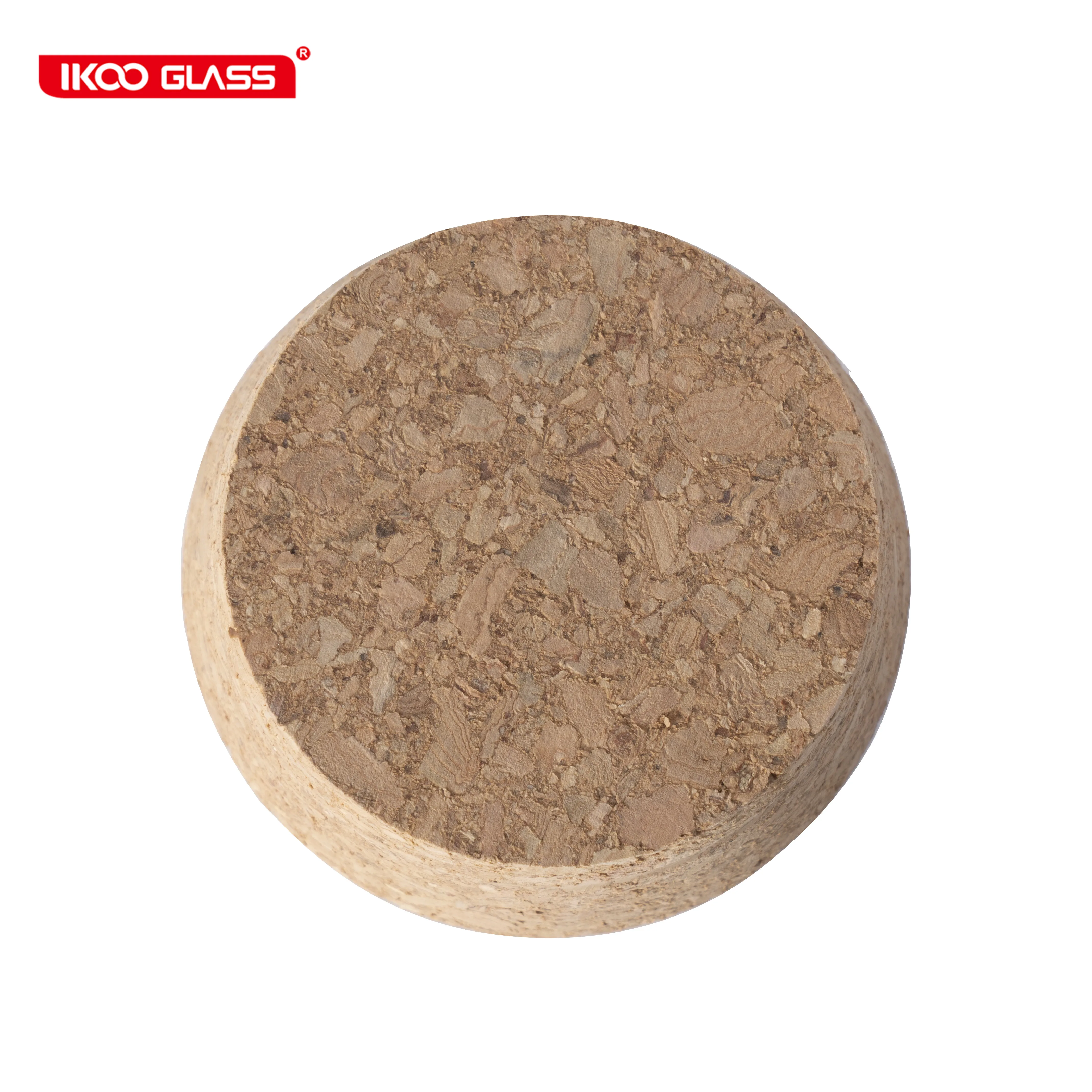 Мини-банки для специй из боросиликатного стекла с деревянными пробковыми крышками Прозрачная Стеклянная емкость хранения еды сервировки чая кофе