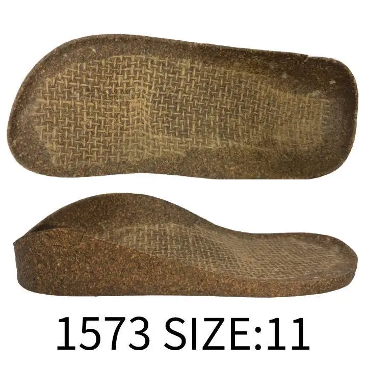 Wholesale Cork Soles 100% Eco-friendly Durable Comfortable Shoe Sole for Slippers Making