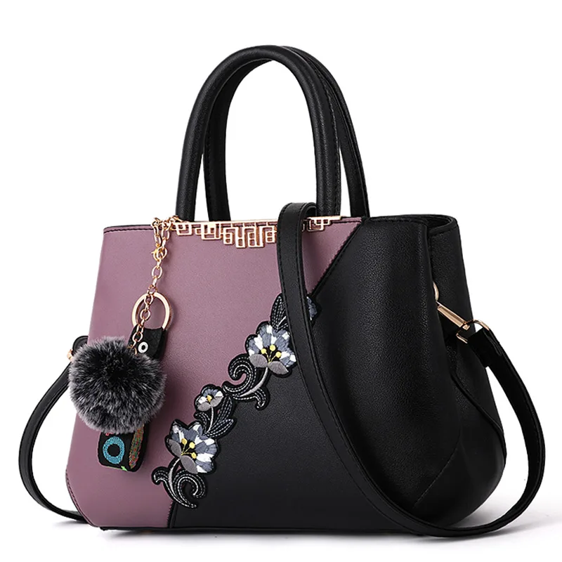 Chinese traditional flower vase handbag trade show bolsa women