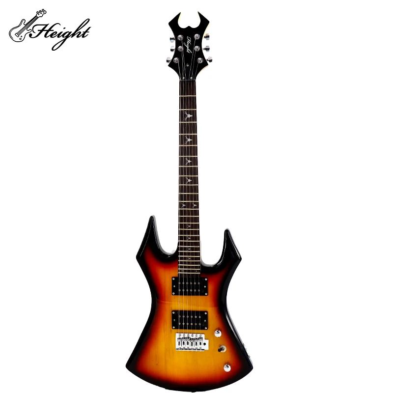 Left Handed Electronic Solid Wood Custom OEM/ODM 648mm guitare