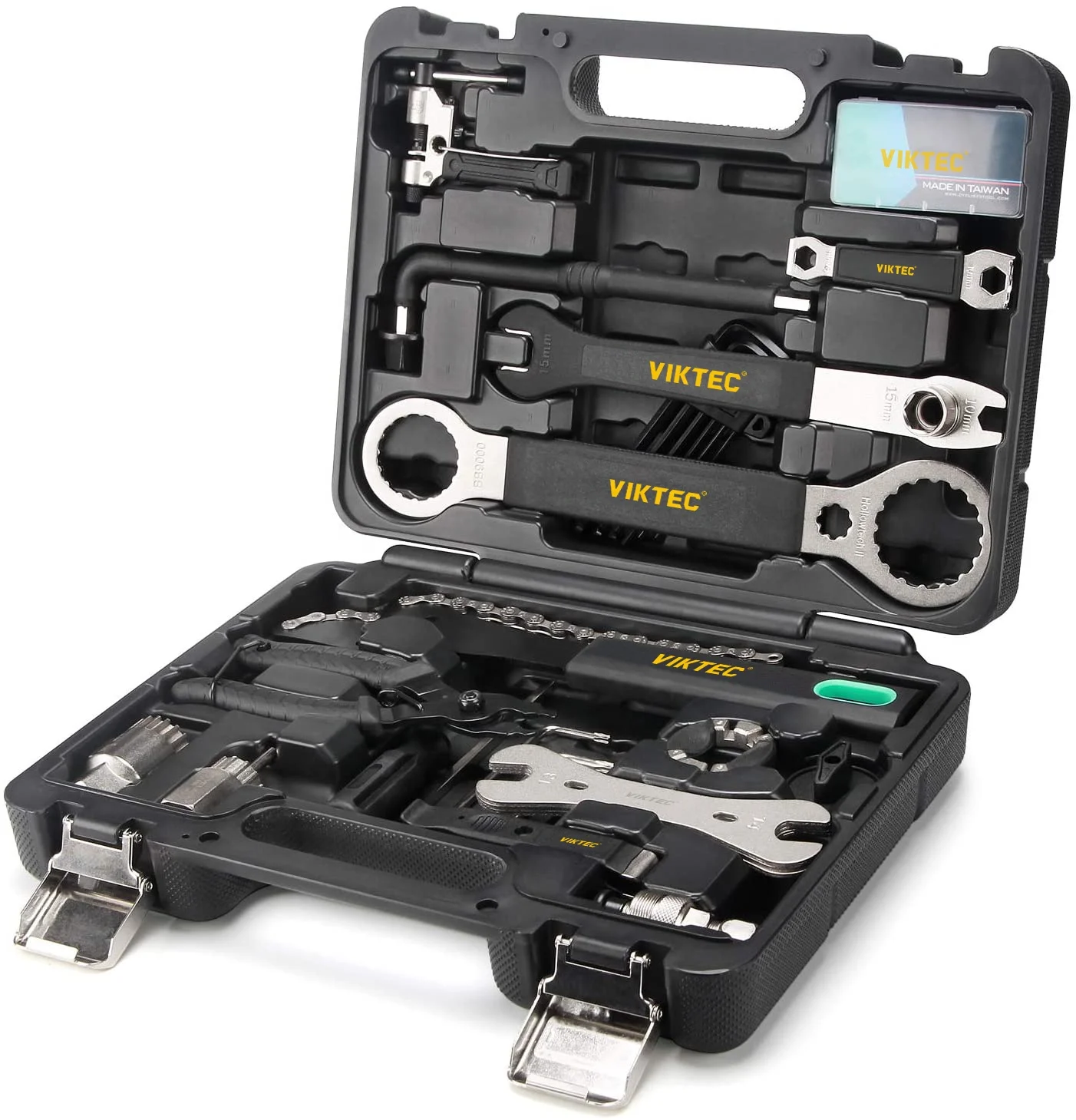 VIKTEC 23PC Bike Tool Kit Bicycle Repair Tool Mountain/Road Bike Maintenance Tool Set