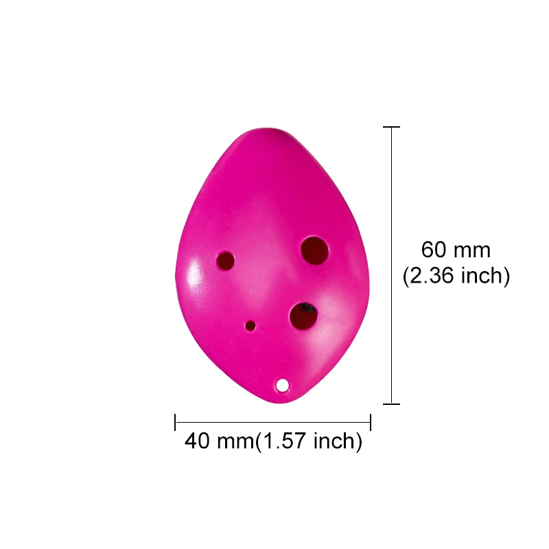 6 Hole Middle C key Ocarina Plastic Material Random Color Musical instruments