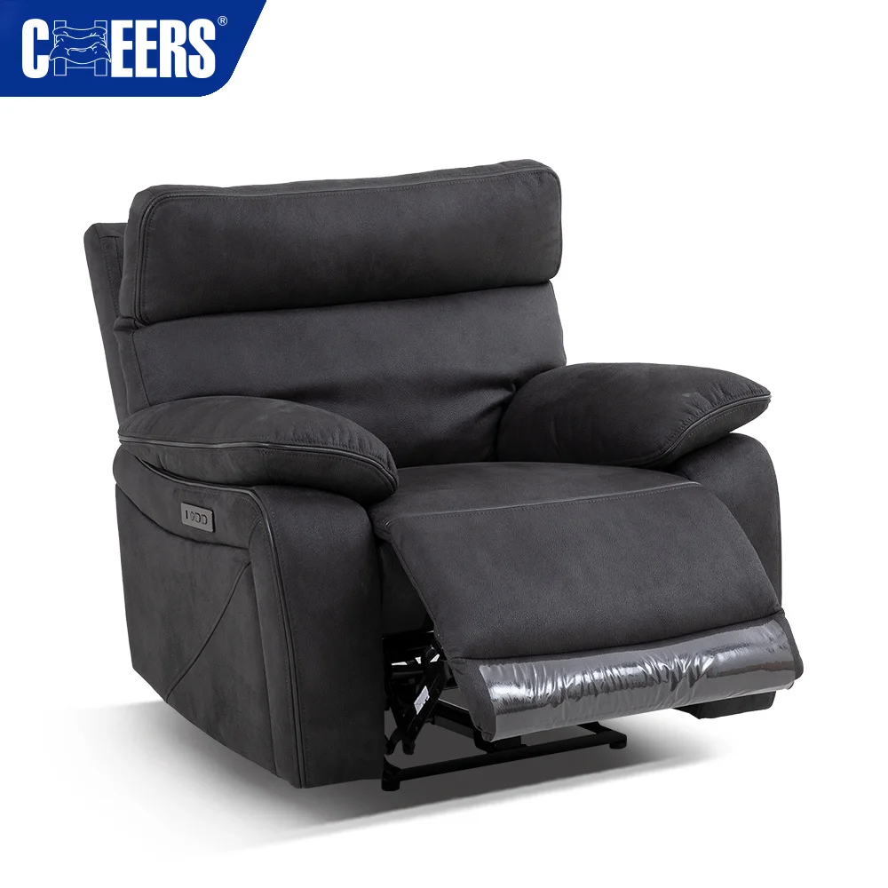MANWAH CHEERS Power Fabric Recliner Living Room Sofa Set 3 2 1 Affordable Sofa Set Furniture for Home Living Room