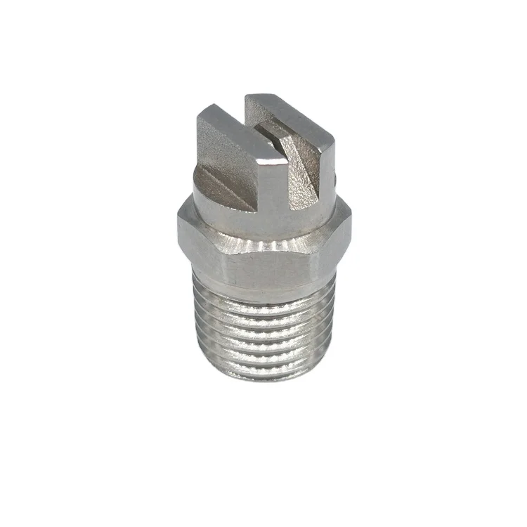 Stainless Steel Cleaning equipment parts Pressure Cleaning Small Flow Rate Fan Spray Nozzle