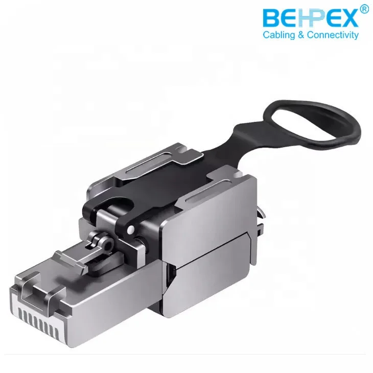 CAT8 Patch Cord Modular Plug Keystone Jack For RJ45 Cat.8 Patch Cable Tool Free