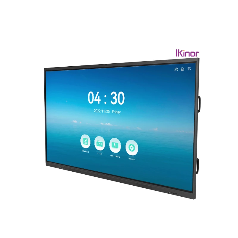 Ikinor OEM ODM 86 inch smart board price IR touch screen monitor Dual System interactive whiteboard
