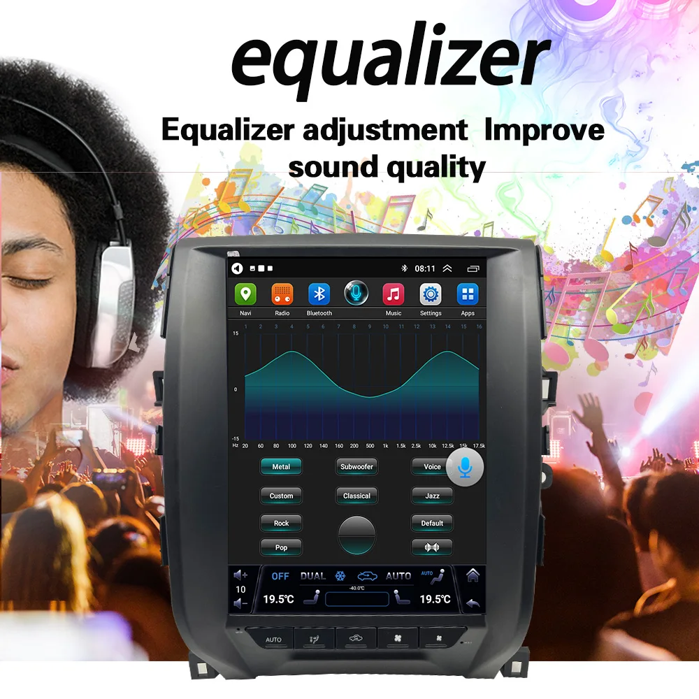 LELV Android 13 12.1 InchVertical Style 8 Core Newest System Car Dvd Touch Stereo Player Screen For Toyota Mark X Reiz 2010-2013