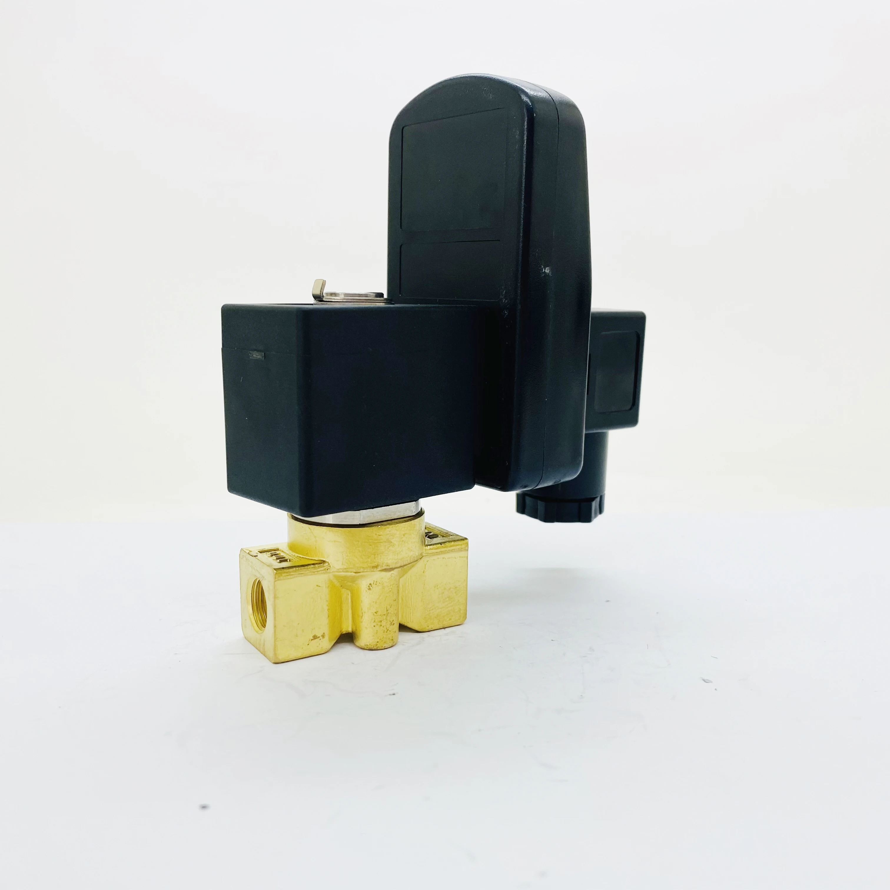 Hoyan PU-03  7Bar 2Way 1/8in 1/4in  NC Brass   Gas Water  Solenoid Valve with timer