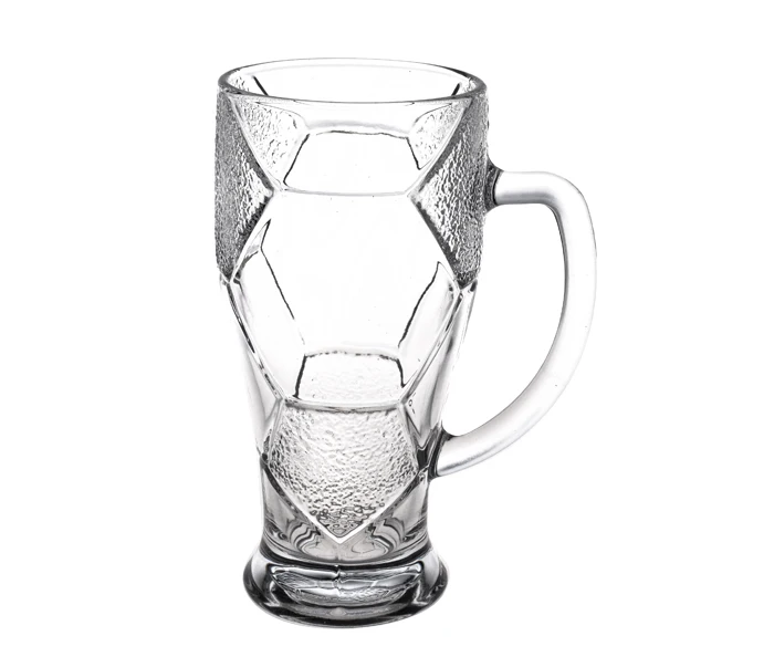 13oz 400ml Theme Football Designing Glasses Engraved Glass Tumbler Beer Drinking Cup