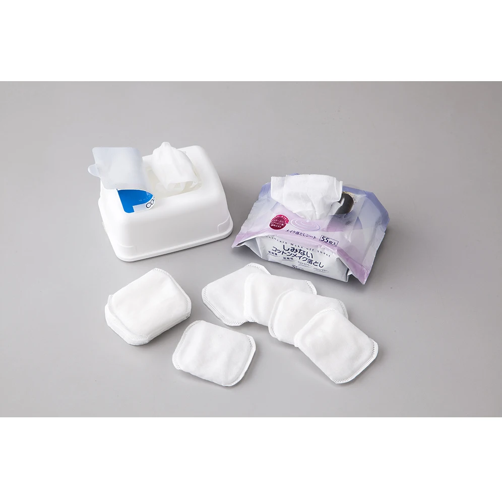 
 Organic biodegradable cotton spunlace nonwoven for hygiene materials  