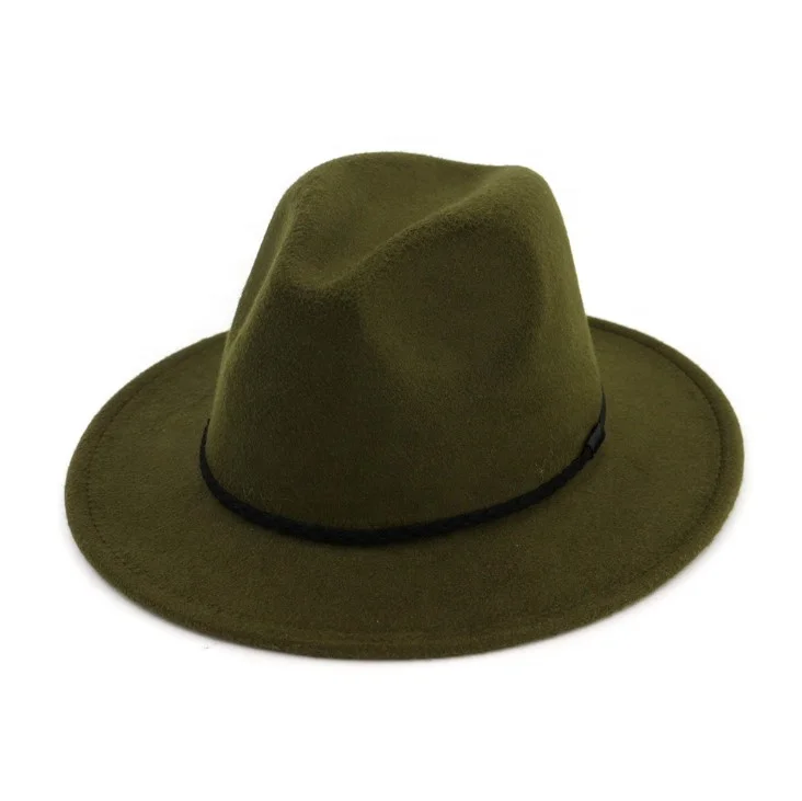cheap men women fedora panama wool felt hat