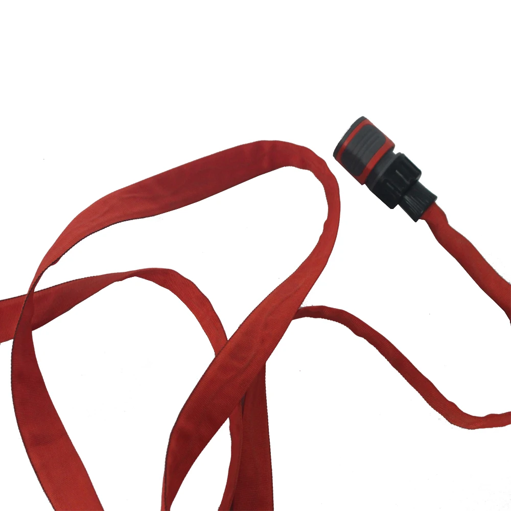 High water pressure durable high quality fabric flat garden water braided hose