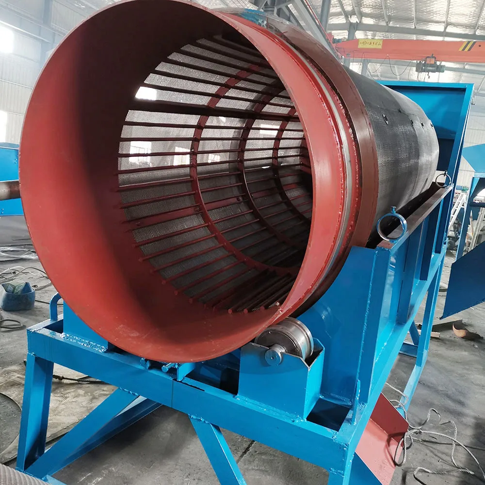 JXSC High efficiency Mining washing screen machine Trommel Screen for sale