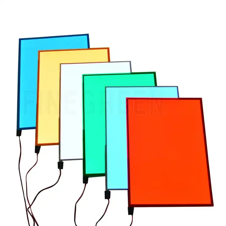 Custom Flashing Light Poster Advertising Display Light Up El Animated Panel Soft Backlight Panel