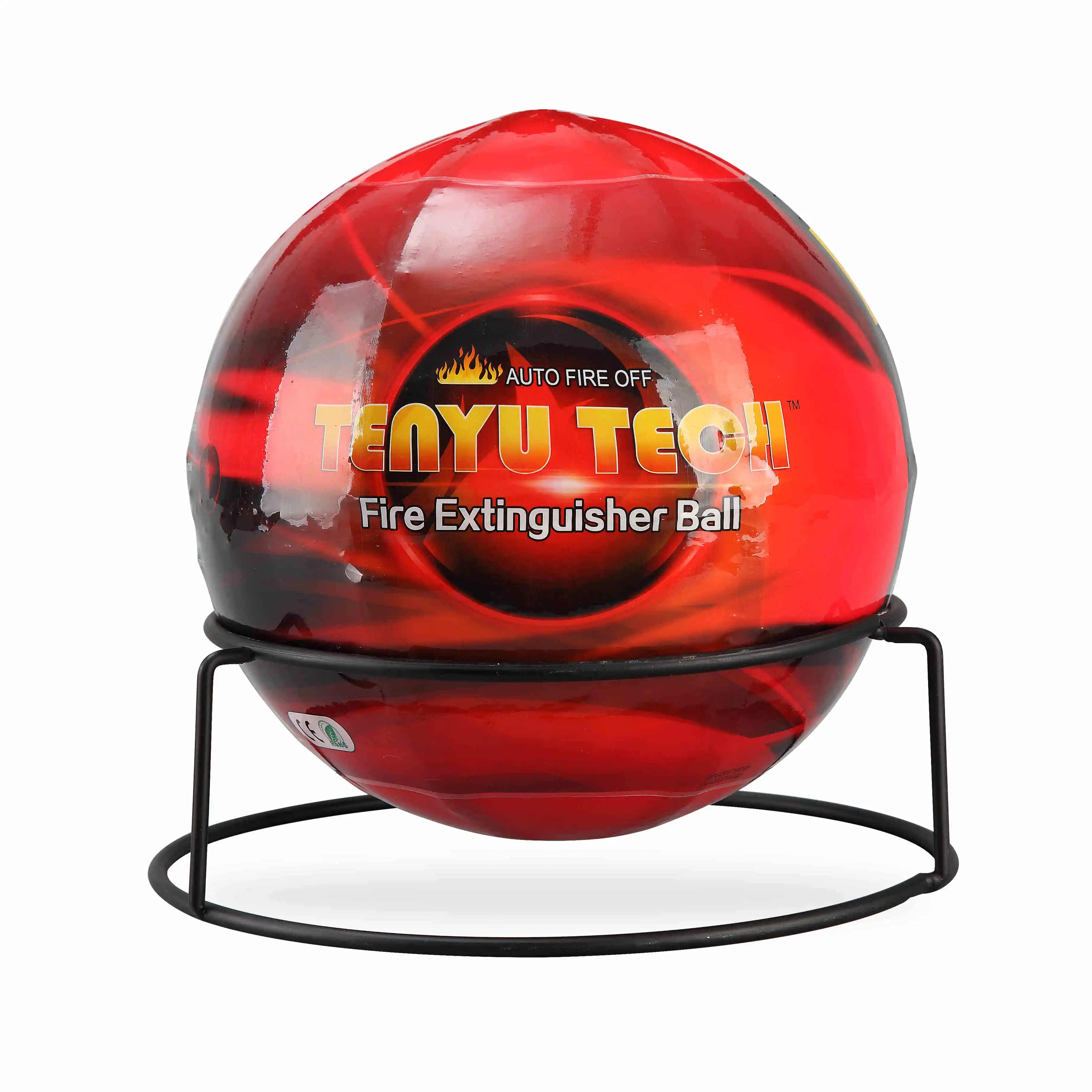 1.35 KG Fire Ball Automatic Dry Powder Car Fire Extinguisher For Cars House Fire Suppression Device With Wall Mount Bracket