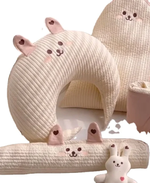 2024 летняя Подушка для новорожденных из чистого хлопка милая детская подушка сна девочек в спальне