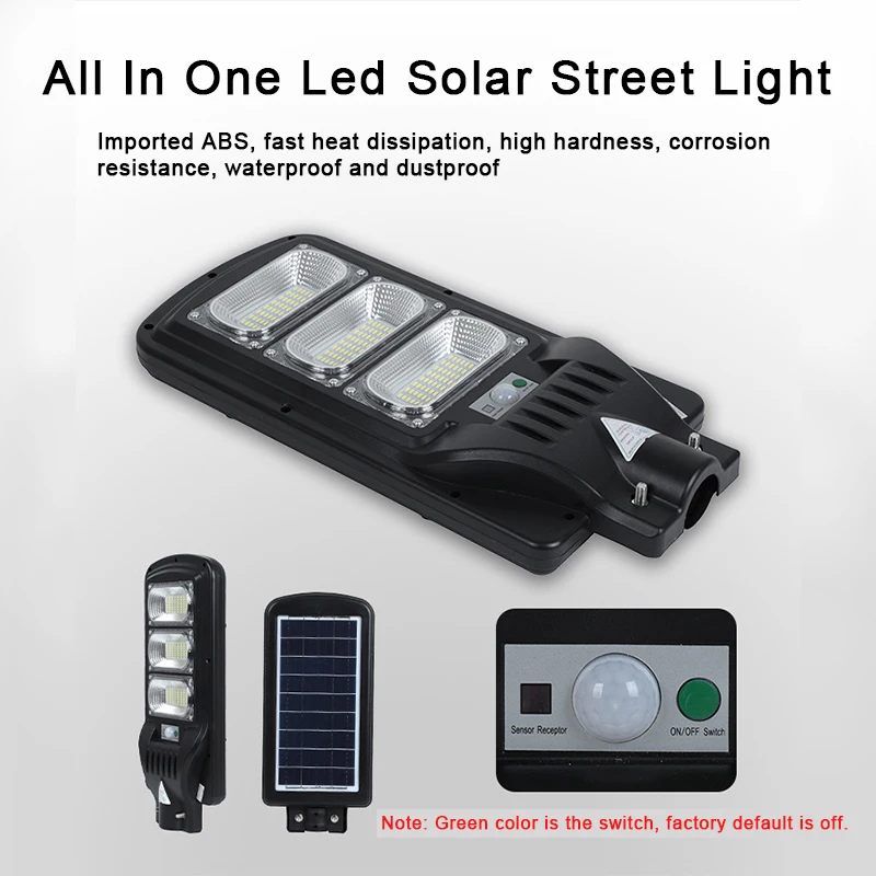 Ip65 Outdoor Waterproof Solar Light 50w 100w 150w 200w 300w Integrated All In One Led Solar Street Light