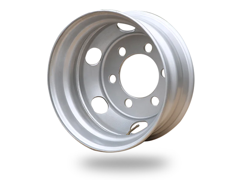 22.5 Inch 6.75x22.5 7.5x22.5 22.5x6.75 22.5x7.5 Tubeless Heavy Duty Truck Steel Wheel Rim Factory Wholesale For Truck Tires