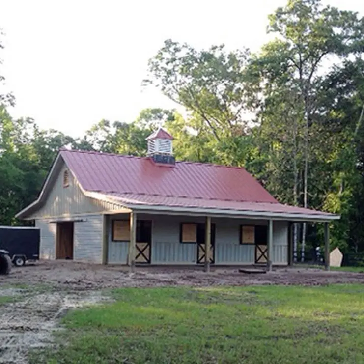 Cheap Custom Prefabricated Prefab Assemble Steel Poultry Barns House Shed For Sale