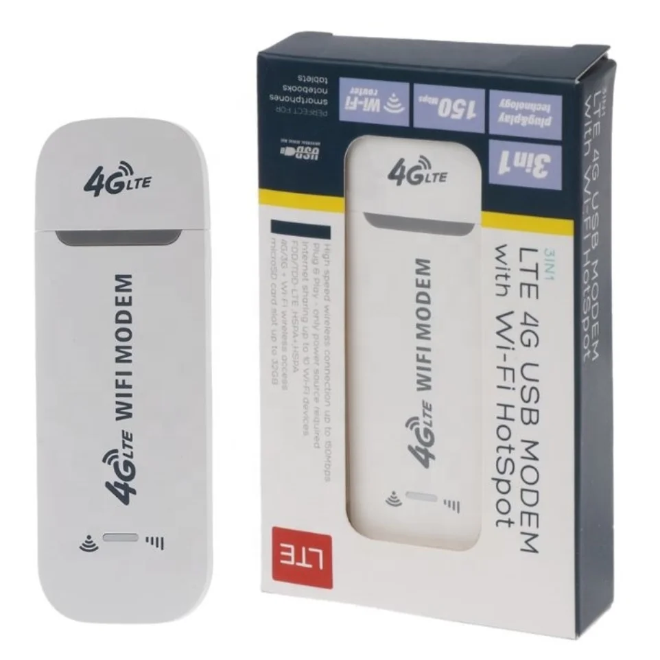 Самый маленький беспроводной 4G LTE USB Wifi Интернет-модем маршрутизатор со слотом для Sim-карты