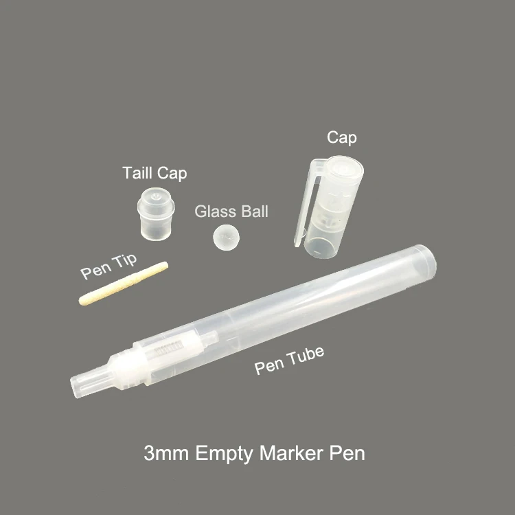 Flashcolor nib 3mm empty liquid chalk marker barrels pen