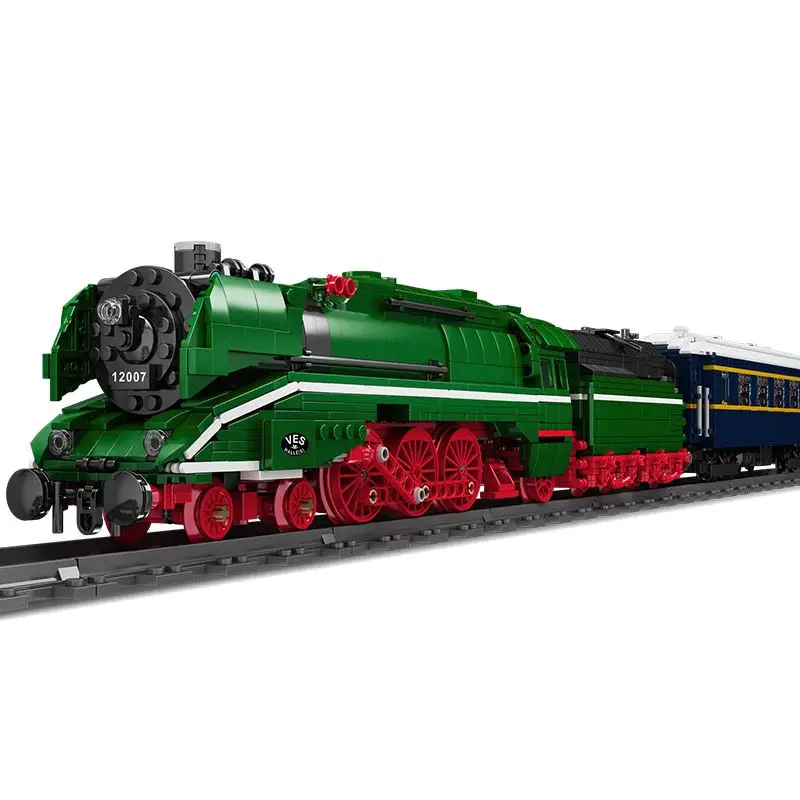 Молд King 12007 модель немецкой железной дороги экспресс-доставки высокотехнологичные строительные блоки игрушка образовательный подарок для детей