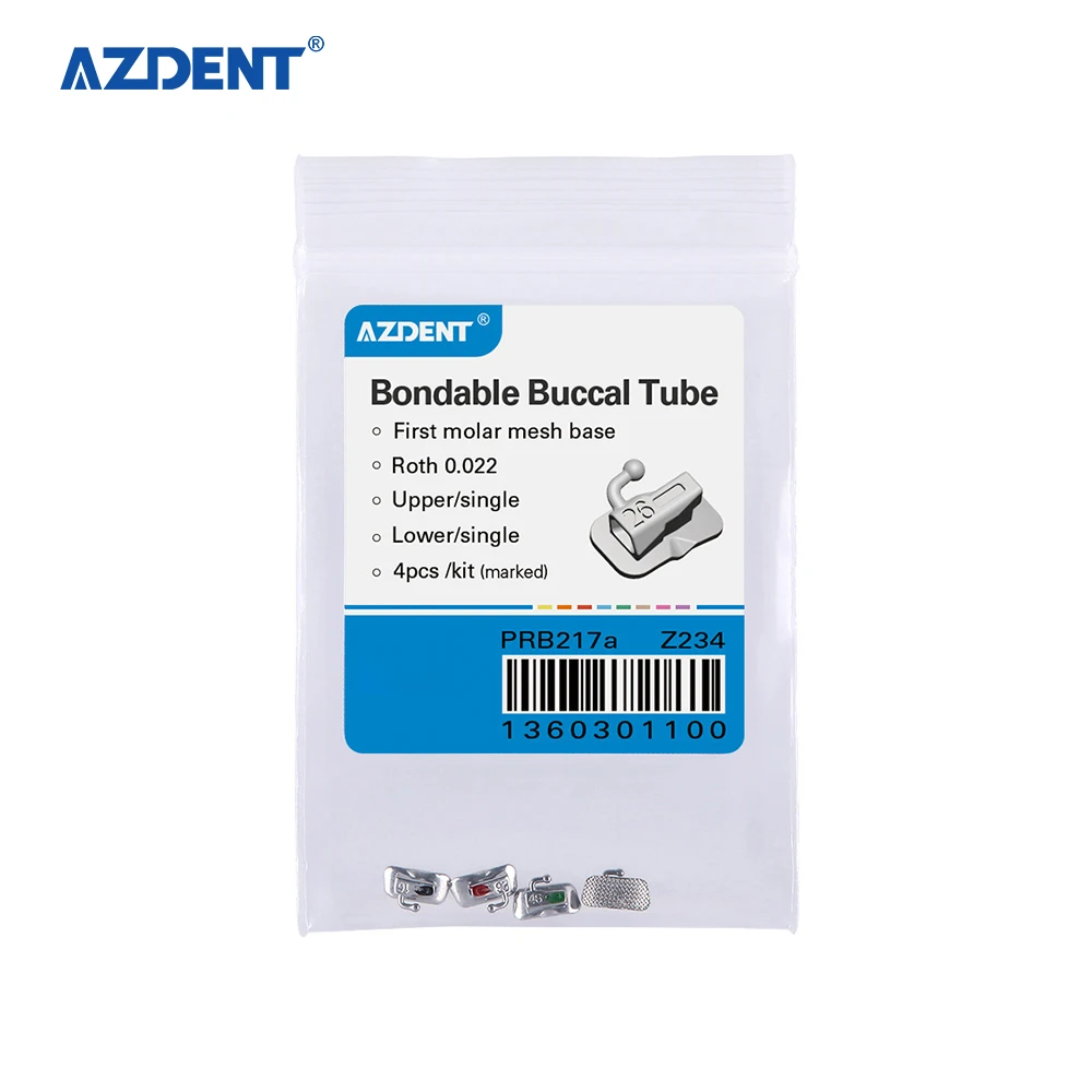Baistra Dental Supply Non-convertible Roth Orthodontic Buccal Tubes