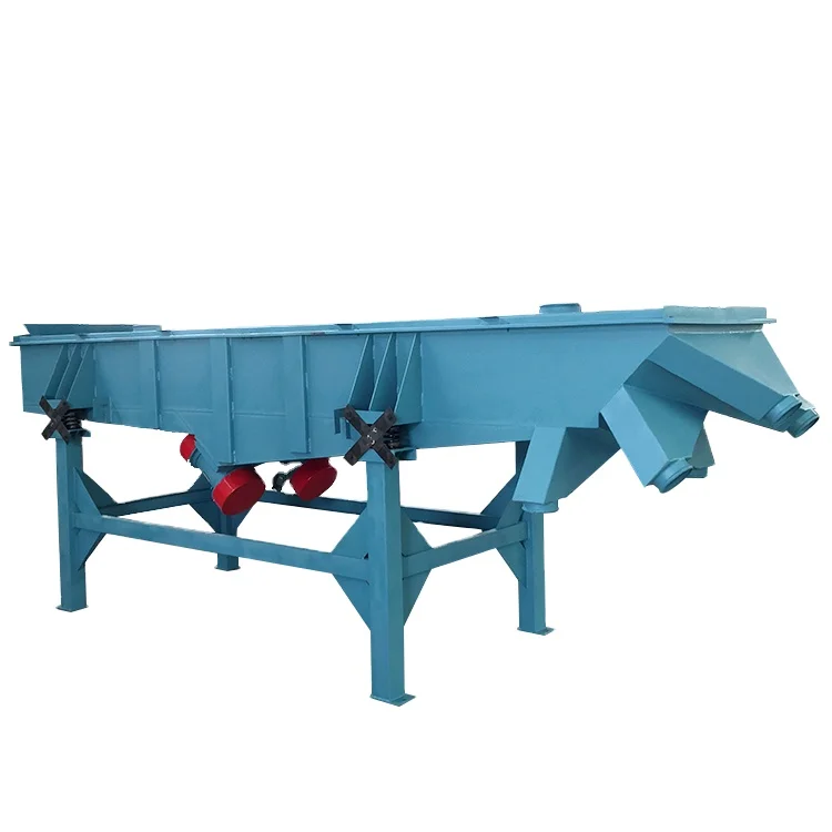 Linear Vibrating Screen Sieve Separator For sorting insects worms bsf black Soldier Fly larvae