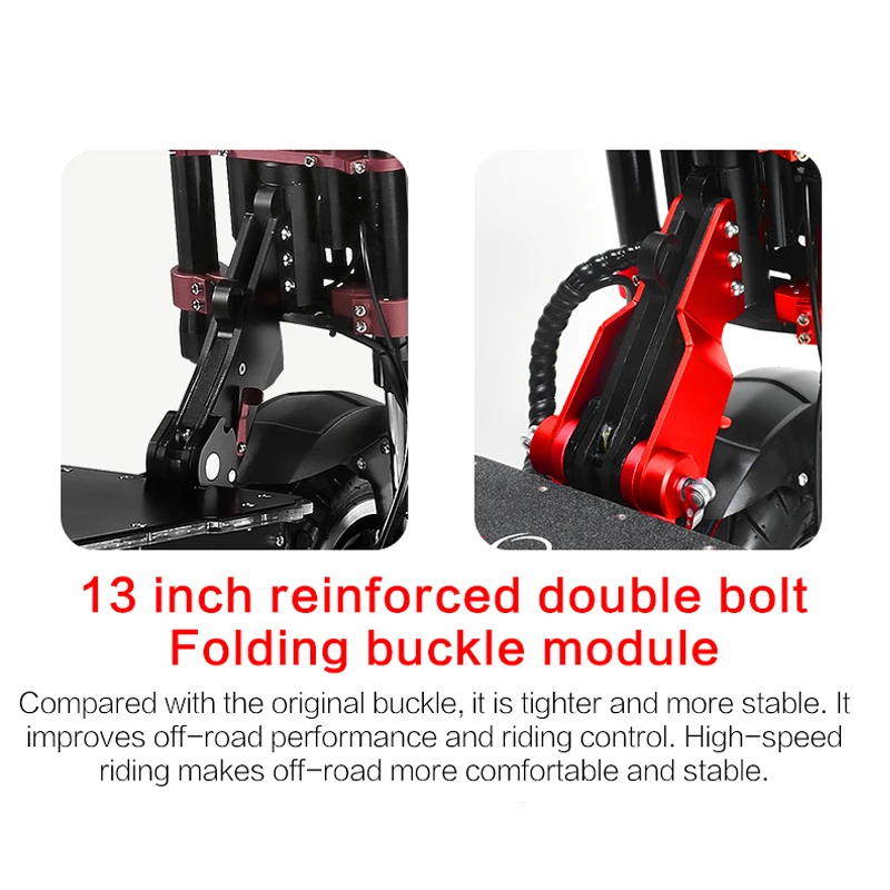 Off Road 5600w Electro Scooter Adult 11 Inch Range 100km Dual Motor Powerful Electric Scooter Directly Wholesale