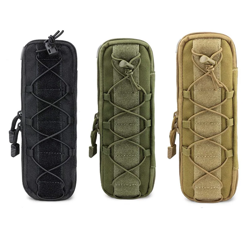 Wholesale Custom OEM ODM Service Molle Knife Pen Small Belt Edc Tool Hunting Bag Tactical Flashlight Pouch