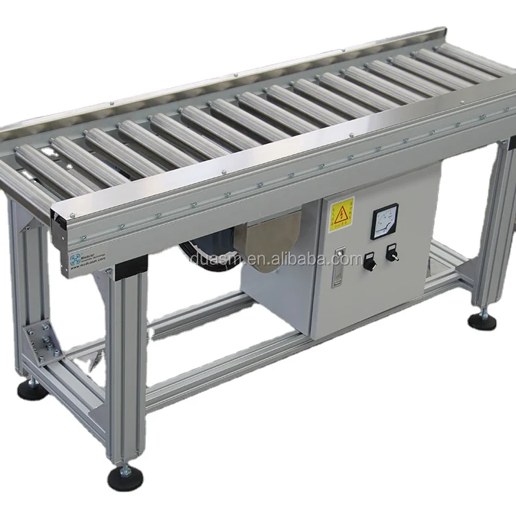 powered roller conveyor, motorized roller conveyor, chain driven roller conveyor