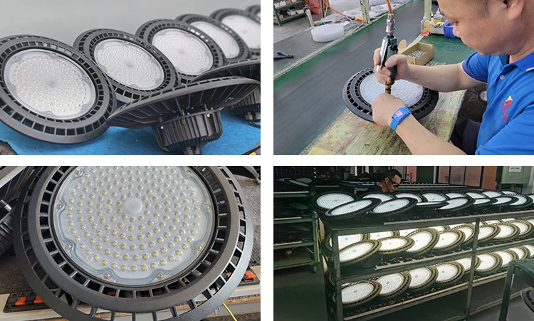 GISUN 2023 New Design Die-casting Aluminum Isolated High Bay Lamp 100 150 200 W Led High Bay Light
