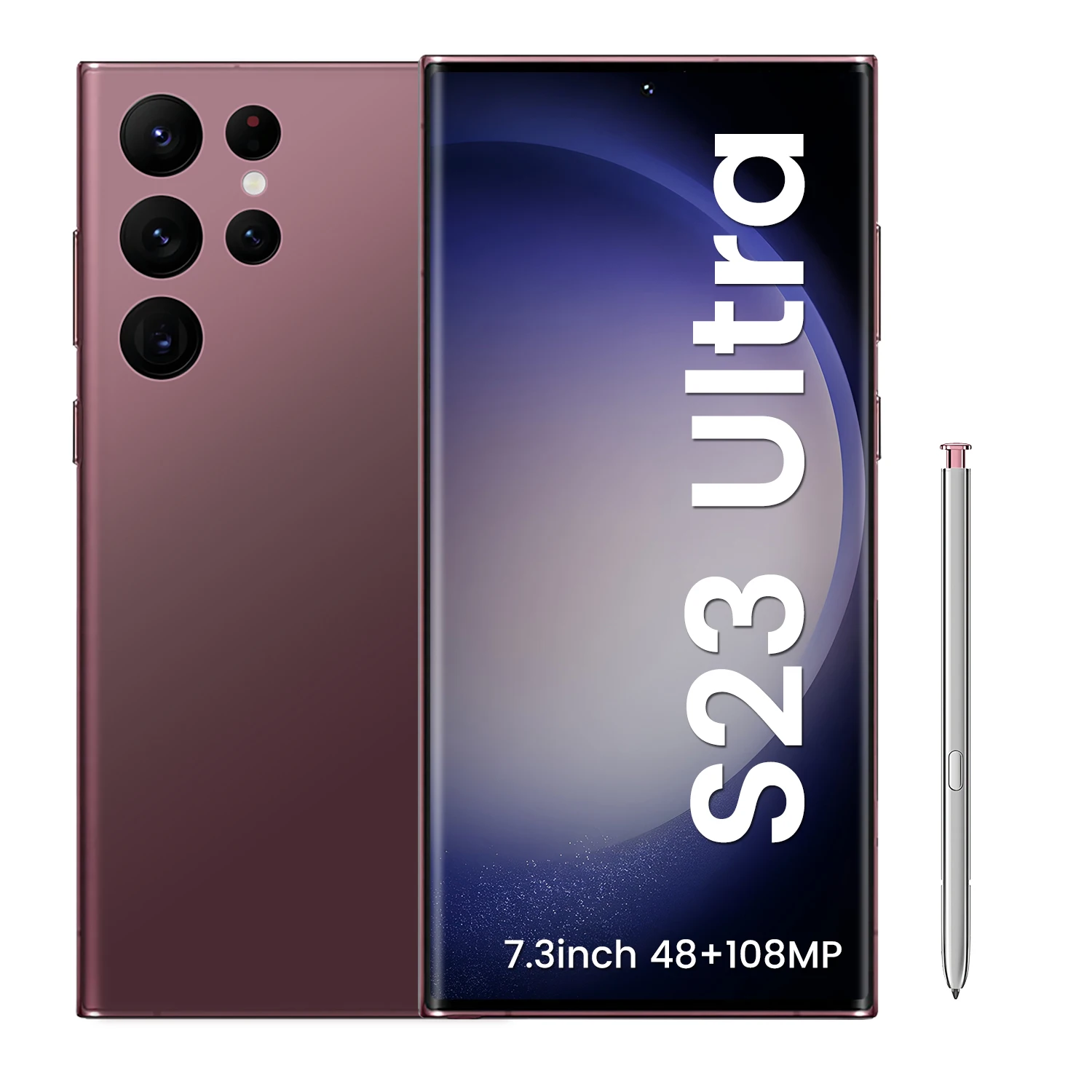 2024 новый телефон S23 Ultra withbuiltin Pen Android 12 смартфон премиум мобильный с беспроводным микрофоном