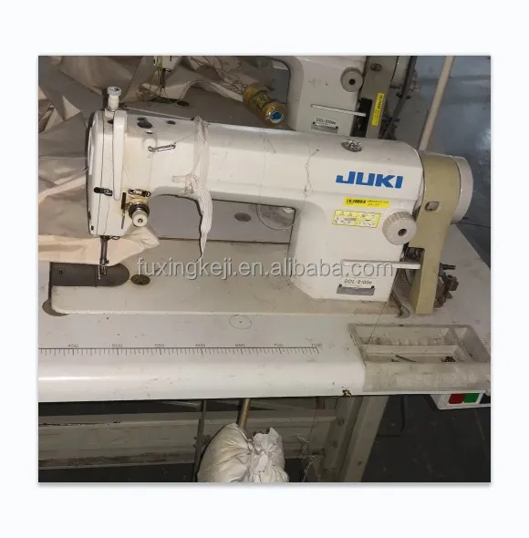 Used JUKIs DDL-8100E Single Needle Lockstitch Sewing Machine With Table straight stitch universal clothing manufacture machine
