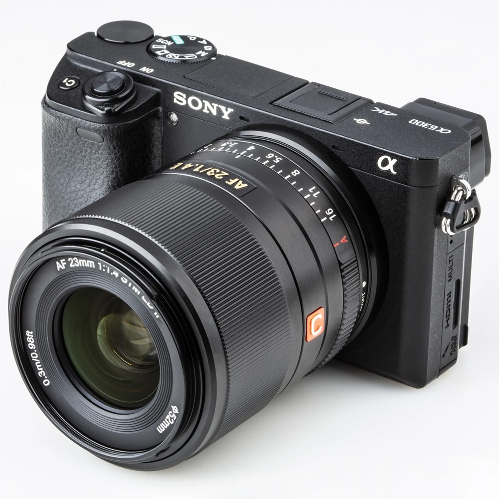  Автомобильный объектив VILTROX AF 23 мм F1.4 APS-C компактный с большой диафрагмой для Камеры E-mount A6000 A6300