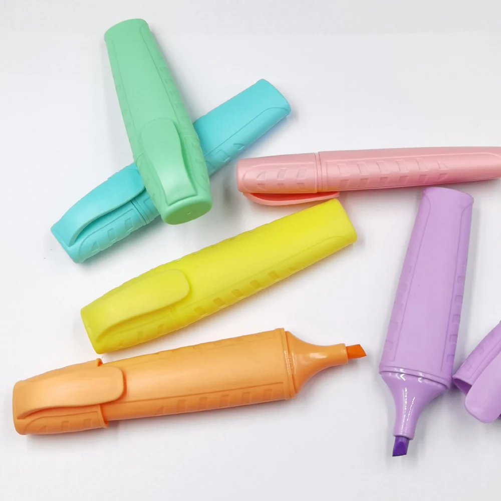 Customized pastel highlighters text markers for school and office